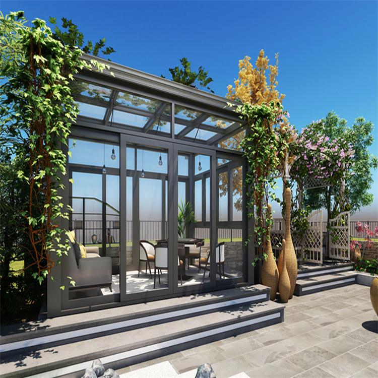 起航 阳光房 别墅庭院户外玻璃 隔热遮阳房 铝合金材质 支持定制