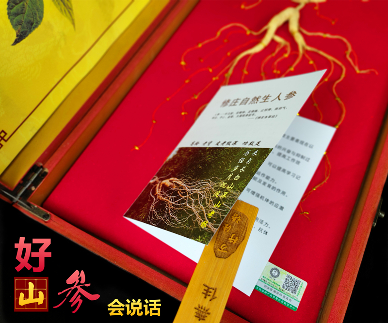 修庄品牌东北人参野山参礼盒礼品检验报告林下山参老山参礼盒礼品