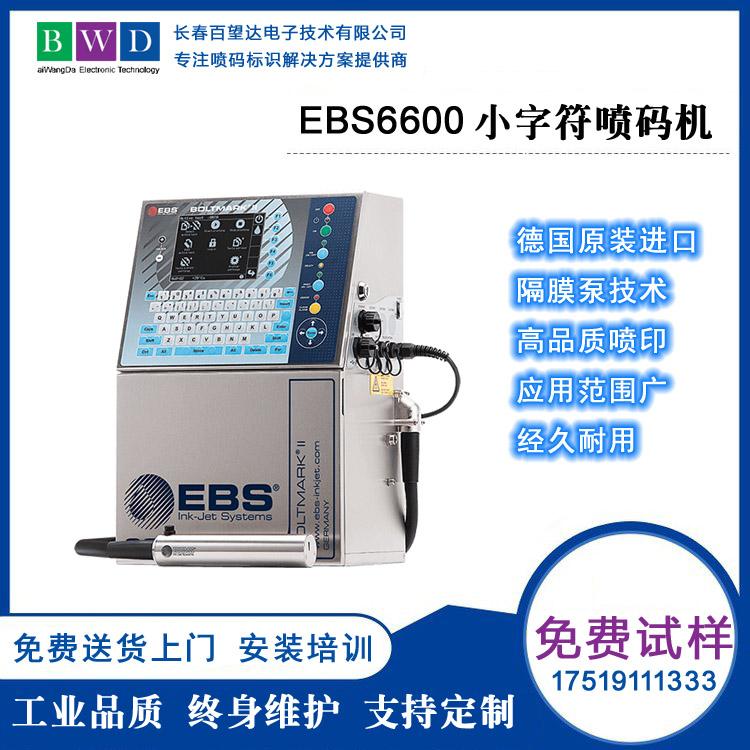 德国原装进口EBS 6600在线小字符喷码机  吉林喷码机 长春喷码机