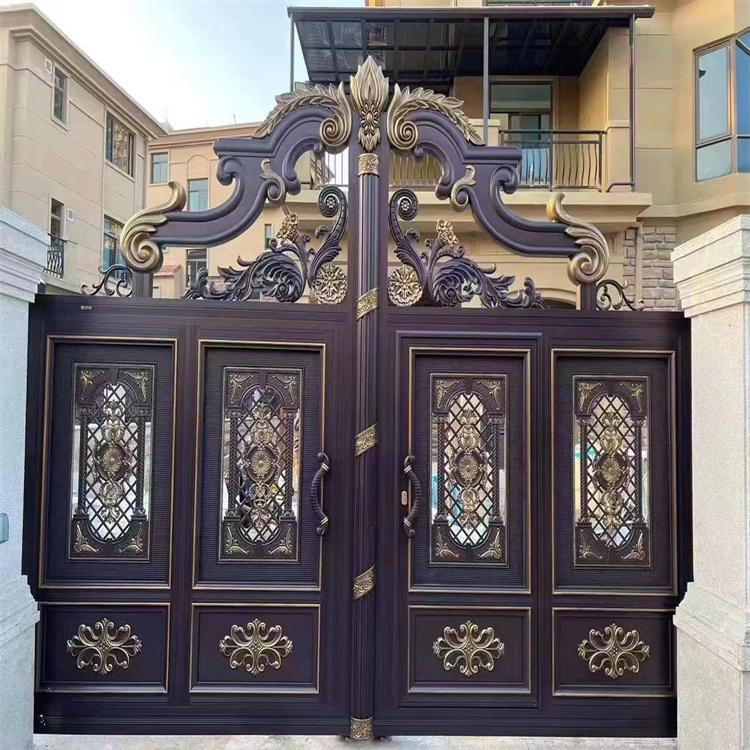 铁艺大门 长春铁艺大门 铁艺大门加工 定制别墅门 铁艺大门安装 定制铁艺大门