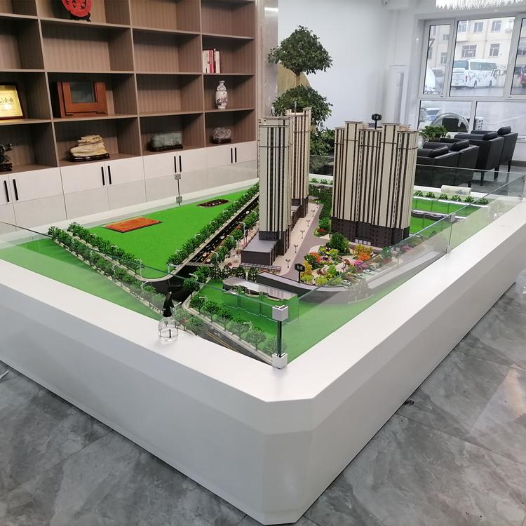 松花江印象 小区沙盘模型 定制出售 鼎信 沙盘模型 品质工厂
