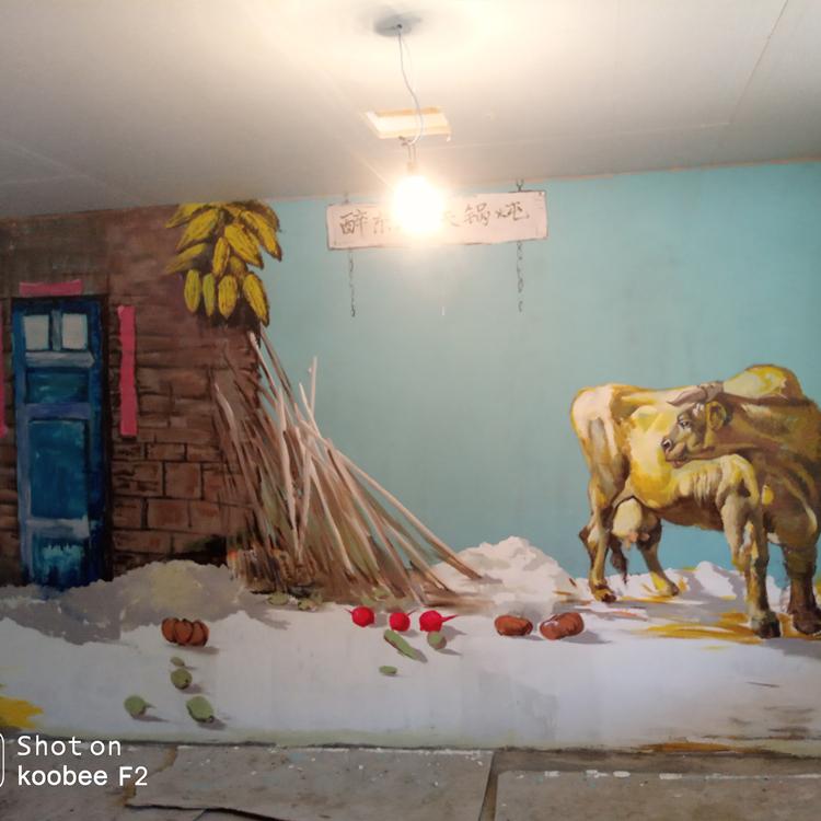 餐厅墙体彩绘	基地直供	风之谷彩绘	餐厅墙体彩绘厂家	优质供应