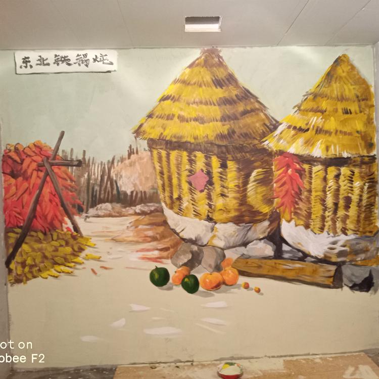 餐厅墙壁彩绘	基地供货	风之谷彩绘	吉林餐厅墙壁彩绘厂家	优质口碑