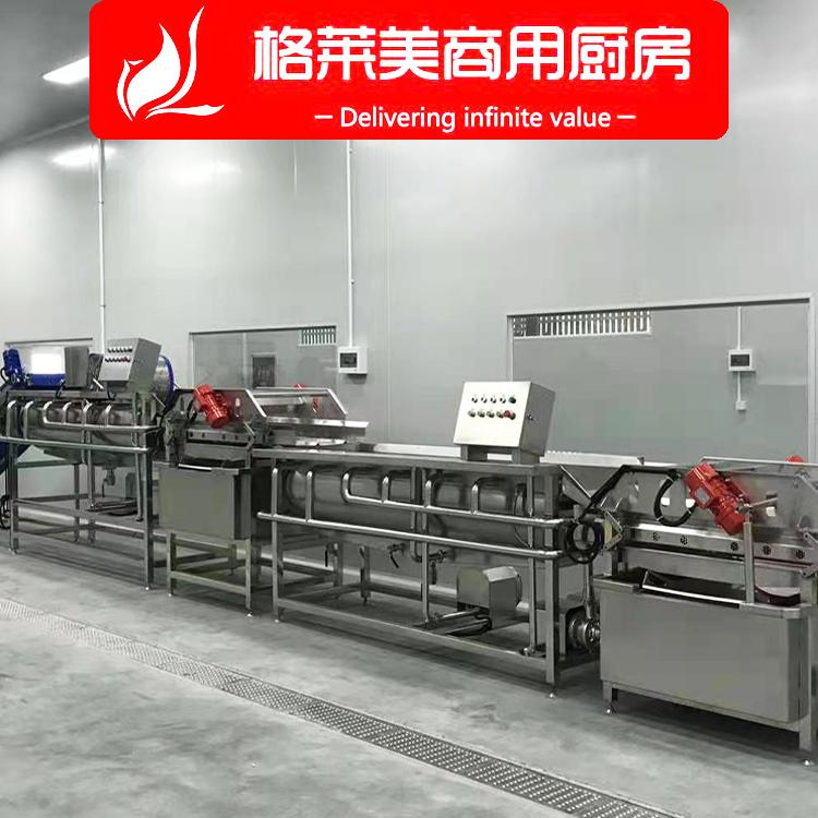 长春格莱美商用厨房设备 中央厨房设计安装 长春厨房设备工程  100人就餐餐厅全套设备   