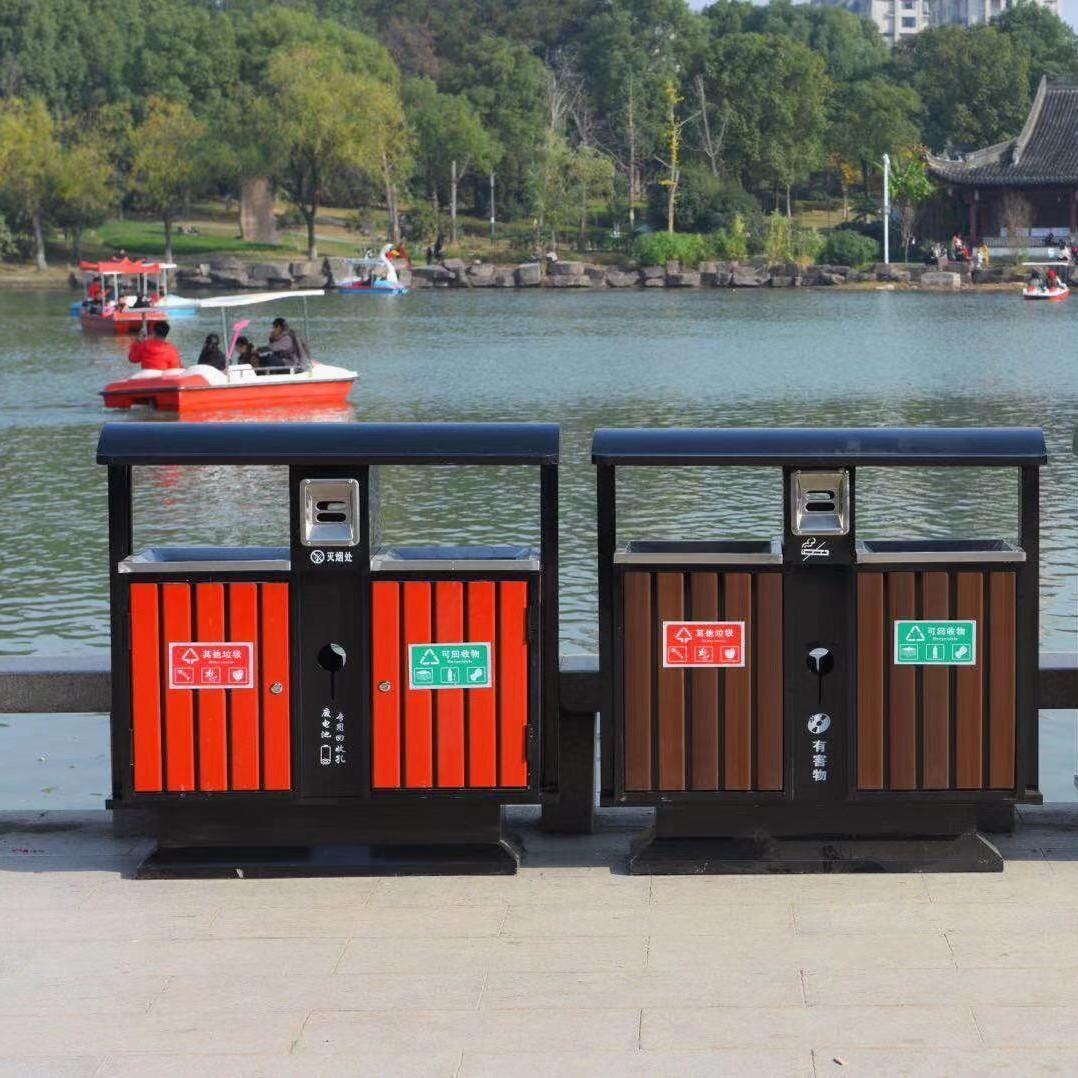 长春环保垃圾桶 吉林冠宇 钢木垃圾桶 优质供应