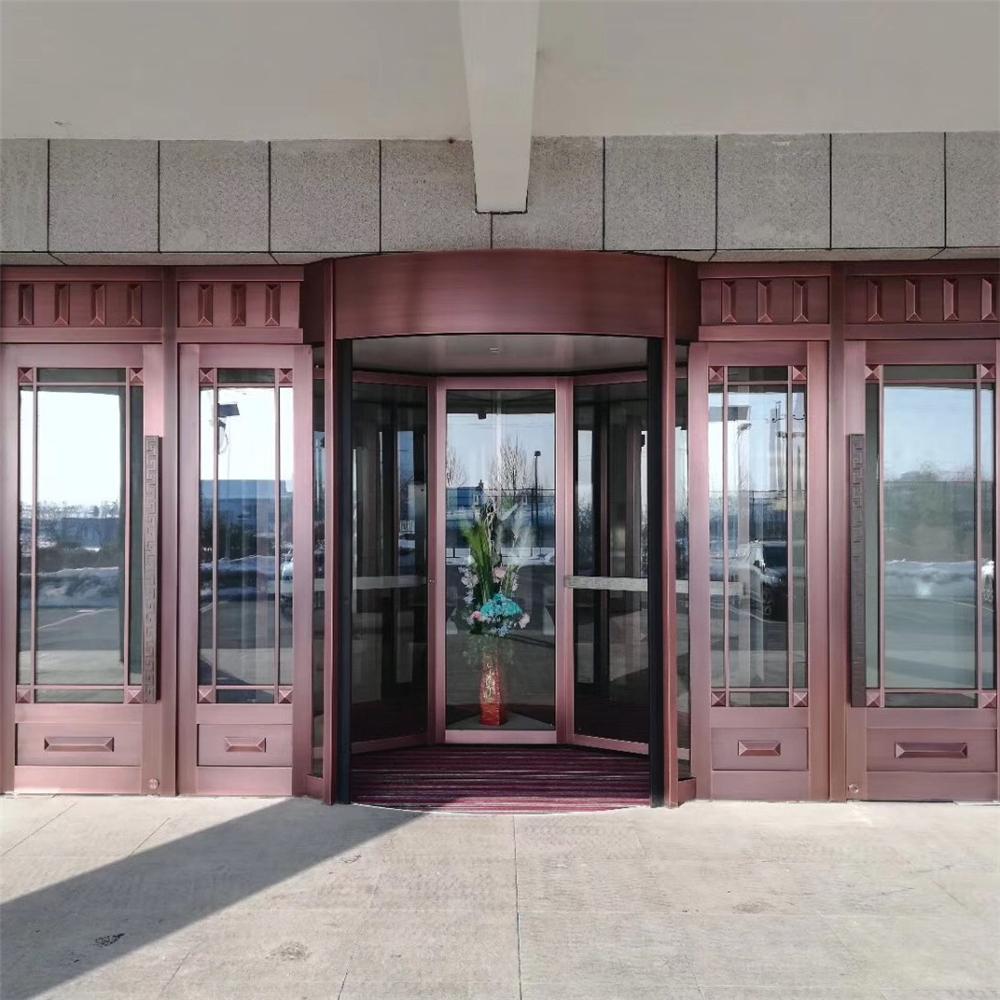 三翼旋转门 厂家直销 多玛旋转门 高性价比工程