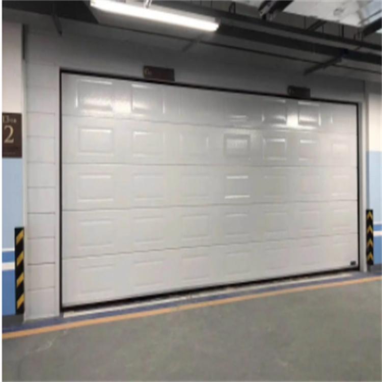 泓洋门业  不锈钢车库门定做 别墅家用小区 美观大方