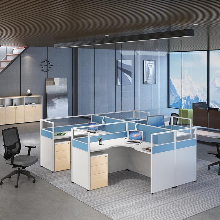 屏风办公桌 长春办公家具厂家  屏风办公桌支持定制 价格优惠 