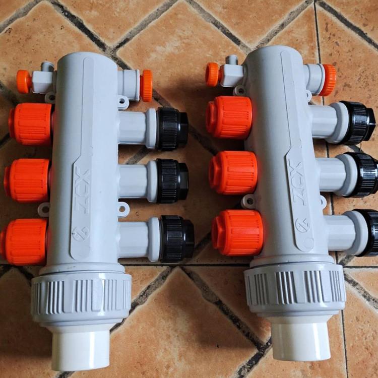 大流量分水器 长春大流量地暖分水器厂家直销