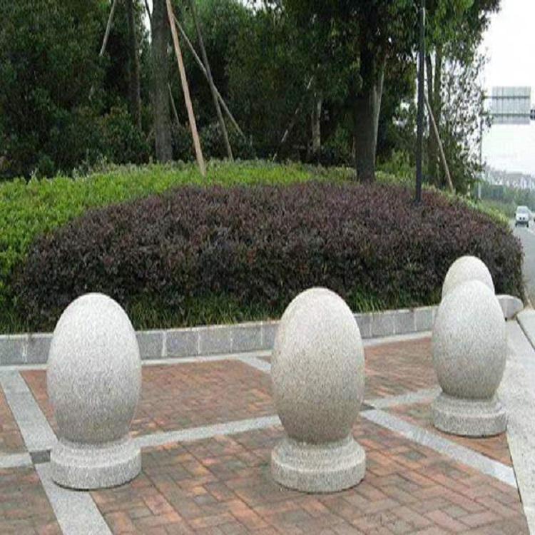 天恩 花岗岩挡车石球 大理石圆球路障石球 停车场
