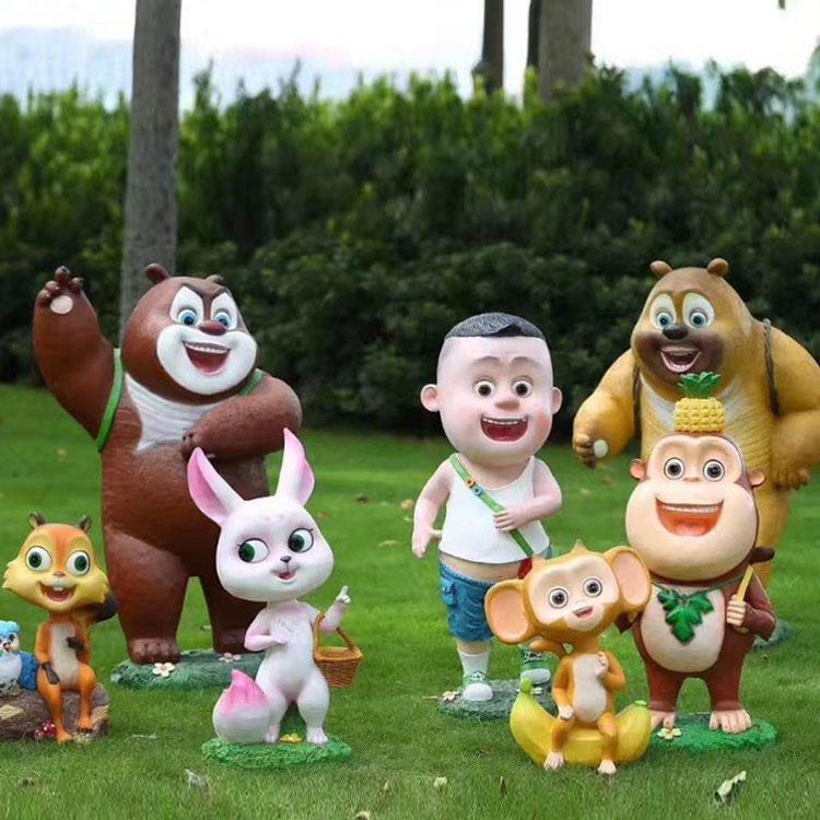 长春玻璃钢雕塑厂家 优质供应 天益雕塑 公园动物雕塑