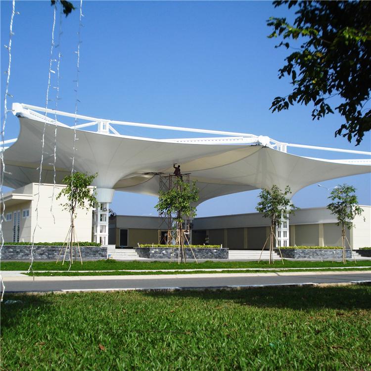 长春张拉膜生产制作厂家 膜结构罩棚